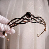 Bridal Crown Headbands Water Drop Shape Diadems YQ139