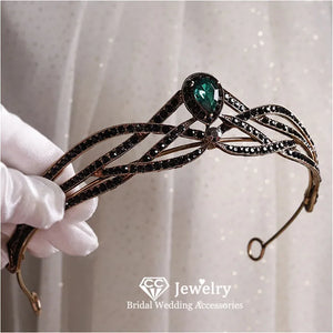 Bridal Crown Headbands Water Drop Shape Diadems YQ139