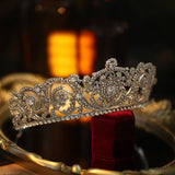 Vintage Flower Bridal Crown Wedding Hairwear Engagement Hair Ornaments