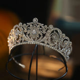 Vintage Flower Bridal Crown Wedding Hairwear Engagement Hair Ornaments
