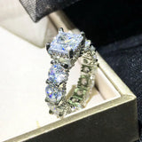 CZ Bridal Ring Wedding Engagement Jewelry CC3190