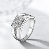 Men's Couple Rings Wedding Adjustable Ring Boyfriend Jewelry