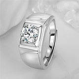 Men's Couple Rings Wedding Adjustable Ring Boyfriend Jewelry