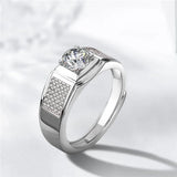 Men's Couple Rings Wedding Adjustable Ring Boyfriend Jewelry