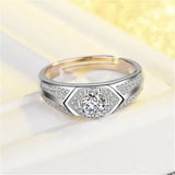 Men's Couple Rings Wedding Jewelry Adjustable Ring CC698
