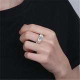 Men's Couple Rings Wedding Jewelry Adjustable Ring CC698