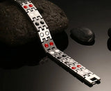 Men's Titanium Steel Golden Bangles Bracelet - TBRM-005