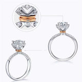 CZ Stone CC Rings for Women Bridal Wedding Party Accessory