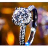 CZ Stone CC Rings for Women Bridal Wedding Party Accessory