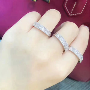 Sterling Silver Wedding Engagement Ring CC706