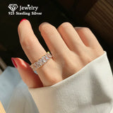 Plated Rhinestone Rings for Women - Bridal Wedding Jewelry