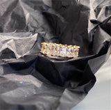 Plated Rhinestone Rings for Women - Bridal Wedding Jewelry