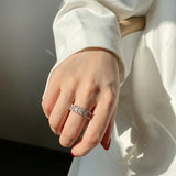 Plated Rhinestone Rings for Women - Bridal Wedding Jewelry