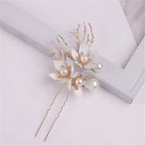 Flower Shape Hair Clip Combs Crown for Bride