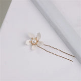 Flower Shape Hair Clip Combs Crown for Bride
