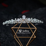 Hair Crown Jewelry Hairband Bridal Tiara CZ Stone HG876