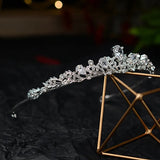 Hair Crown Jewelry Hairband Bridal Tiara CZ Stone HG876