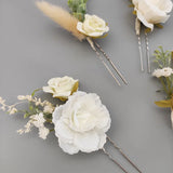 Flower Shape Hair Sticks 5 PCS Wedding Accessories
