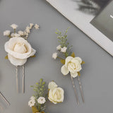 Flower Shape Hair Sticks 5 PCS Wedding Accessories