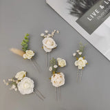 Flower Shape Hair Sticks 5 PCS Wedding Accessories