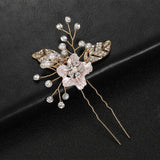 Romantic Flower Hair Sticks Wedding Accessories