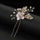 Romantic Flower Hair Sticks Wedding Accessories