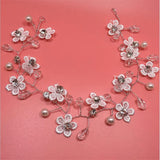 Crystal Flower Crown Bride Wedding Hair Accessory Romantic TS008