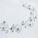 Crystal Flower Crown Bride Wedding Hair Accessory Romantic TS008