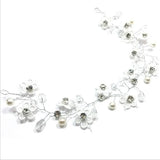Crystal Flower Crown Bride Wedding Hair Accessory Romantic TS008