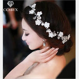 Crystal Flower Crown Bride Wedding Hair Accessory Romantic TS008