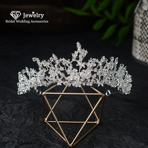 CC Hairbands Crown Tiara Wedding Hair Accessories for Women Princess Crowns
