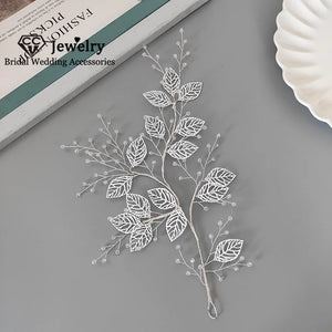 Leaf Shape Hairbands Wedding Bridal Headdress Engagement Jewelry