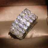 Sparkling CZ Bridal Wedding Rings Set CC3127