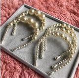 CC Pearl Hairbands Crown Tiara Headband Queen Shine Personality