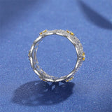Sweet CZ Wave Lace Rings for Women CC1591