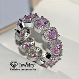 CC Sterling Silver CZ Stone Bridal Wedding Ring CC3122