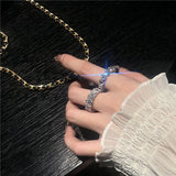 Cubic Zirconia Shine Stone Ring for Women