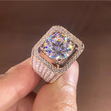 Sterling Fine Jewelry Wedding CZ Ring Accessories Drop CC804