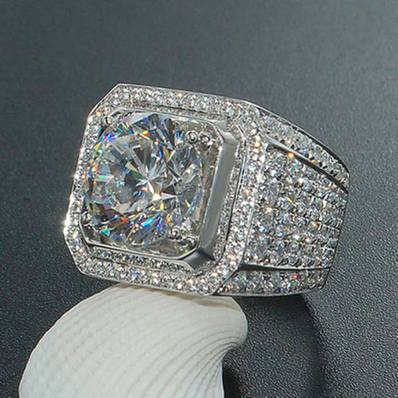 Sterling Fine Jewelry Wedding CZ Ring Accessories Drop CC804