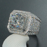 Sterling Fine Jewelry Wedding CZ Ring Accessories Drop CC804