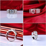 CC Rings For Men Wedding Accessories Adjustable Ring Male Engagement