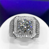 CC Sterling Silver CZ Wedding Band Ring Women Men Fine Jewelry