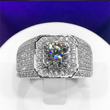 CC Sterling Silver CZ Wedding Band Ring Women Men Fine Jewelry