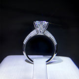 CC Women's Rings 1.25ct CZ Wedding Jewelry Engagement Bague Drop CC1628