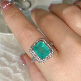 Silver Princess Fine Jewelry Wedding Engagement Ring CC3032