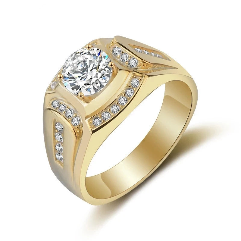 Men's Wedding Ring Engagement Party Love Promise Accessory