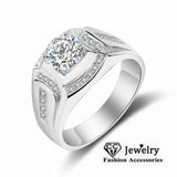 Men's Wedding Ring Engagement Party Love Promise Accessory