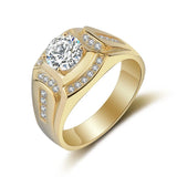 Men's Wedding Ring Engagement Party Love Promise Accessory
