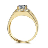 Sterling Silver Men's Love Promise Wedding Ring