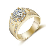 Sterling Silver Men's Love Promise Wedding Ring